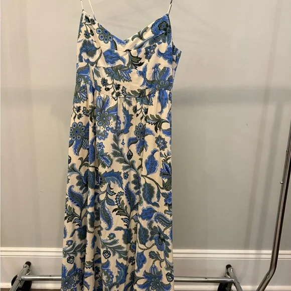 Zara maxi dress. Never worn. NWT. Blue and green - Picture 5 of 7